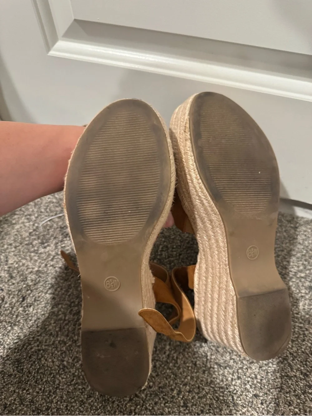 Universal Thread Brown Suede Platform Espadrille Sandals